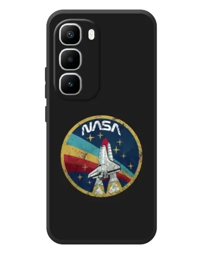 Чехол для Infinix Hot 60 Pro Plus с картинкой «NASA — эмблема миссии»