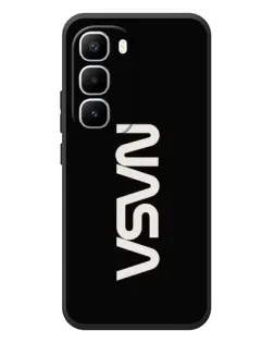 Чехол для Infinix Hot 60 Pro Plus с картинкой «NASA — вертикальный логотип»