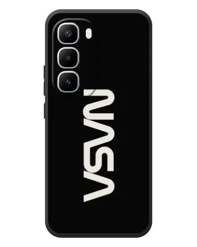 Чехол для Infinix Hot 60 Pro Plus с картинкой «NASA — вертикальный логотип»