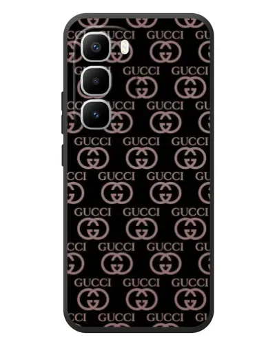 Чехол для Infinix Hot 60 Pro Plus с картинкой «Классическая монограмма Gucci»