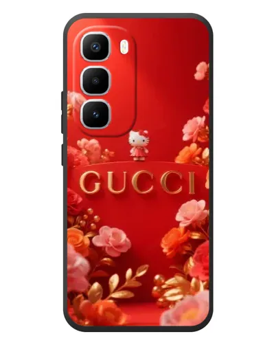 Чехол для Infinix Hot 60 Pro Plus с картинкой «Gucci — золотой сад»