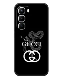 Чехол для Infinix Hot 60 Pro Plus с картинкой «Gucci — серебряная змея»