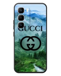 Чехол для Infinix Hot 60 Pro Plus с картинкой «Gucci — горный пейзаж»