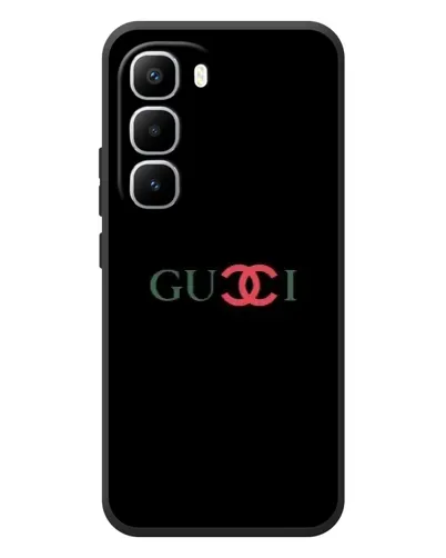 Чехол для Infinix Hot 60 Pro Plus с картинкой «Gucci — красный градиент»