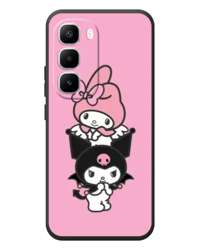 Чехол для Infinix Hot 60 Pro Plus с картинкой «My Melody и Kuromi» Чехол для Infinix Hot 60 Pro Plus с картинкой «My Melody и Kuromi»