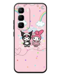 Чехол для Infinix Hot 60 Pro Plus с картинкой «My Melody и Kuromi»