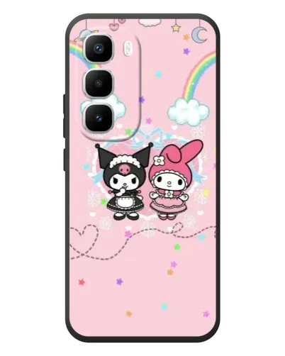 Чехол для Infinix Hot 60 Pro Plus с картинкой «My Melody и Kuromi» Чехол для Infinix Hot 60 Pro Plus с картинкой «My Melody и Kuromi»
