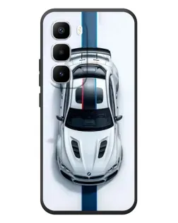 Чехол для Infinix Hot 60 Pro Plus с картинкой «Вид сверху — BMW M»