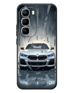 Чехол для Infinix Hot 60 Pro Plus с картинкой «BMW в свете фар»