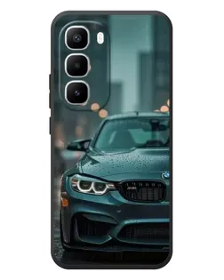 Чехол для Infinix Hot 60 Pro Plus с картинкой «BMW в огнях города»