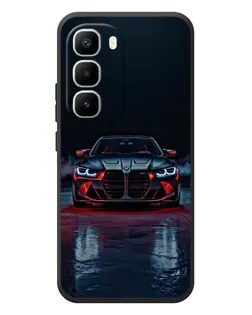 Чехол для Infinix Hot 60 Pro Plus с картинкой «BMW на мокрой дороге»