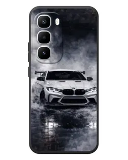 Чехол для Infinix Hot 60 Pro Plus с картинкой «BMW сквозь туман»