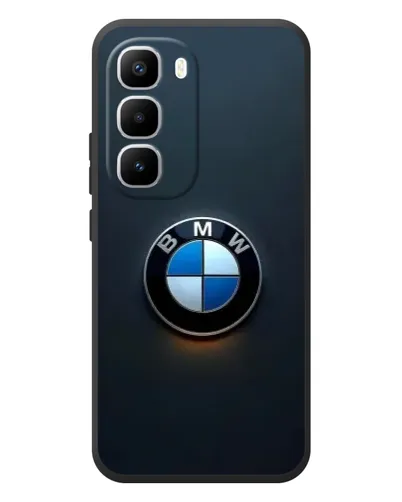 Чехол для Infinix Hot 60 Pro Plus с картинкой «Логотип BMW — минимализм»