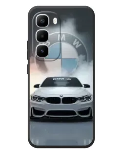 Чехол для Infinix Hot 60 Pro Plus с картинкой «BMW в белом дыму» Чехол для Infinix Hot 60 Pro Plus с картинкой «BMW в белом дыму»