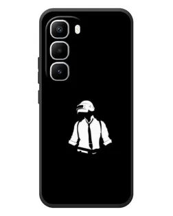 Чехол для Infinix Hot 60 Pro Plus с картинкой «PUBG — белый шлем»