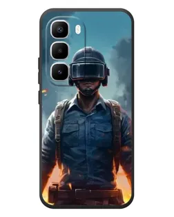 Чехол для Infinix Hot 60 Pro Plus с картинкой «PUBG — реалистичный герой»
