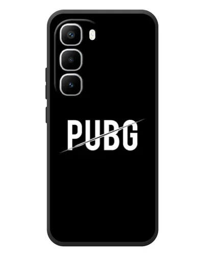 Чехол для Infinix Hot 60 Pro Plus с картинкой «PUBG — белый логотип» Чехол для Infinix Hot 60 Pro Plus с картинкой «PUBG — белый логотип»