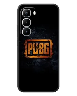 Чехол для Infinix Hot 60 Pro Plus с картинкой «PUBG — золотой логотип»