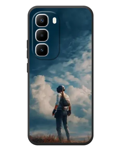 Чехол для Infinix Hot 60 Pro Plus с картинкой «Герой PUBG на скале» Чехол для Infinix Hot 60 Pro Plus с картинкой «Герой PUBG на скале»