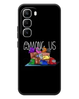 Чехол для Infinix Hot 60 Pro Plus с картинкой «Логотип Among Us»