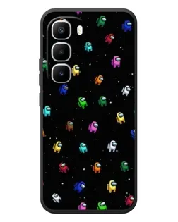 Чехол для Infinix Hot 60 Pro Plus с картинкой «Экипаж Among Us»