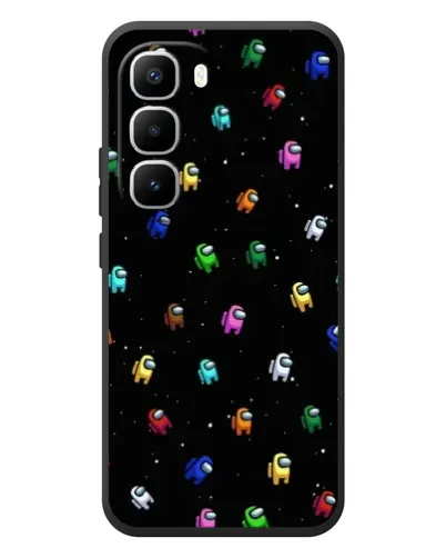 Чехол для Infinix Hot 60 Pro Plus с картинкой «Экипаж Among Us»