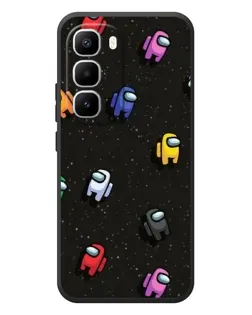 Чехол для Infinix Hot 60 Pro Plus с картинкой «Космический паттерн Among Us»