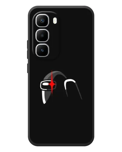 Чехол для Infinix Hot 60 Pro Plus с картинкой «Among Us шлем»