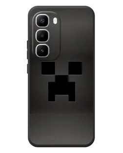 Чехол для Infinix Hot 60 Pro Plus с картинкой «Черный крипер градиент» Чехол для Infinix Hot 60 Pro Plus с картинкой «Черный крипер градиент»