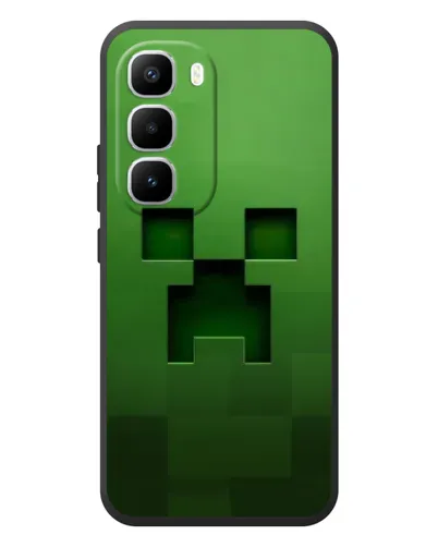 Чехол для Infinix Hot 60 Pro Plus с картинкой «Крипер микро-дизайн»