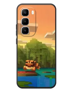 Чехол для Infinix Hot 60 Pro Plus с картинкой «Майнкрафт закат солнца» Чехол для Infinix Hot 60 Pro Plus с картинкой «Майнкрафт закат солнца»