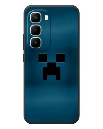 Чехол для Infinix Hot 60 Pro Plus с картинкой «Крипер текстура»