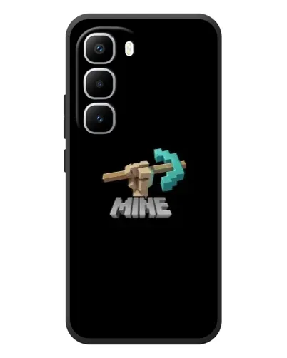 Чехол для Infinix Hot 60 Pro Plus с картинкой «Алмазная кирка»