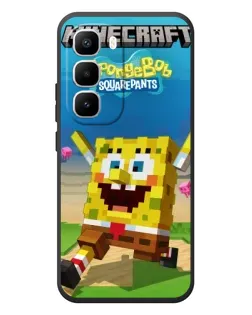Чехол для Infinix Hot 60 Pro Plus с картинкой «Губка Боб Minecraft» Чехол для Infinix Hot 60 Pro Plus с картинкой «Губка Боб Minecraft»