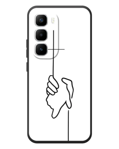 Чехол для Infinix Hot 60 Pro Plus с картинкой «Рука держит» Чехол для Infinix Hot 60 Pro Plus с картинкой «Рука держит»