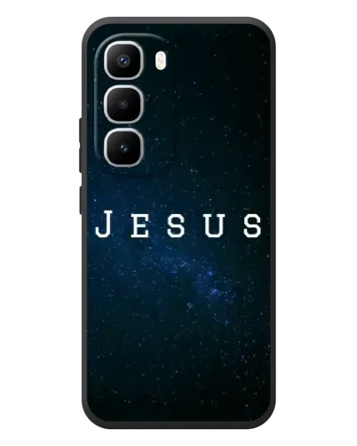 Чехол для Infinix Hot 60 Pro Plus с картинкой «Звездное небо Jesus» Чехол для Infinix Hot 60 Pro Plus с картинкой «Звездное небо Jesus»