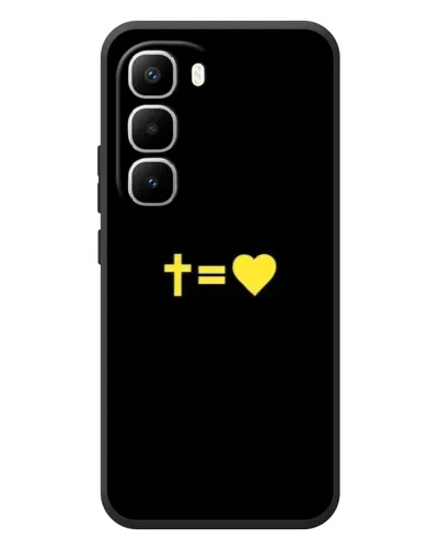Чехол для Infinix Hot 60 Pro Plus с картинкой «Сердце и Крест» Чехол для Infinix Hot 60 Pro Plus с картинкой «Сердце и Крест»