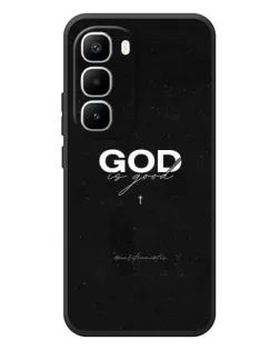 Чехол для Infinix Hot 60 Pro Plus с картинкой «GOD — Бог над всем»