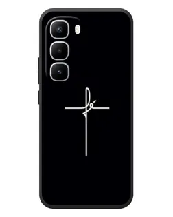 Чехол для Infinix Hot 60 Pro Plus с картинкой «Тонкий крест»