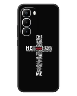 Чехол для Infinix Hot 60 Pro Plus с картинкой «Текстовый крест»