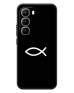Чехол для Infinix Hot 60 Pro Plus с картинкой «Символ рыбы Jesus»