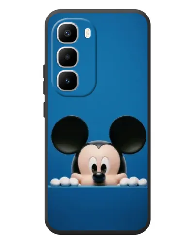 Чехол для Infinix Hot 60 Pro Plus с картинкой «Микки выглядывает» Чехол для Infinix Hot 60 Pro Plus с картинкой «Микки выглядывает»
