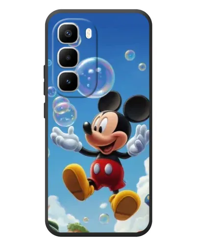 Чехол для Infinix Hot 60 Pro Plus с картинкой «Mickey и мыльные пузыри» Чехол для Infinix Hot 60 Pro Plus с картинкой «Mickey и мыльные пузыри»