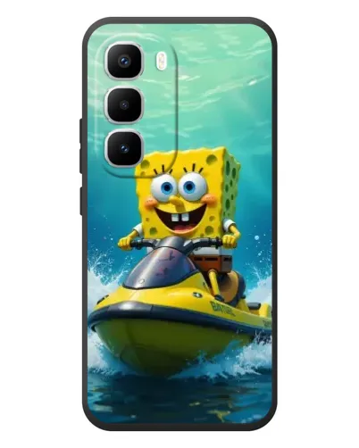 Чохол для Infinix Hot 60 Pro Plus з картинкою «Спанч Боб на гідроциклі» Чохол для Infinix Hot 60 Pro Plus з картинкою «Спанч Боб на гідроциклі»