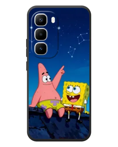 Чохол для Infinix Hot 60 Pro Plus з картинкою «Губка Боб та Патрік вночі» Чохол для Infinix Hot 60 Pro Plus з картинкою «Губка Боб та Патрік вночі»