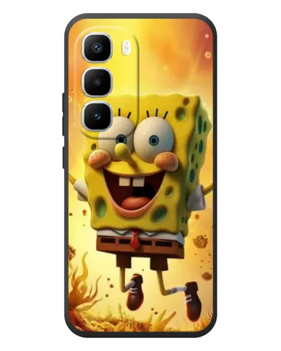Чохол для Infinix Hot 60 Pro Plus з картинкою «Губка Боб стрибає» Чохол для Infinix Hot 60 Pro Plus з картинкою «Губка Боб стрибає»