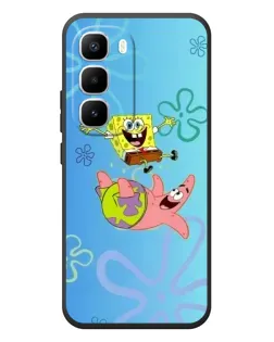 Чохол для Infinix Hot 60 Pro Plus з картинкою «Спанч Боб та Патрік»