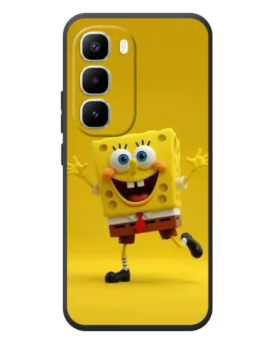 Чохол для Infinix Hot 60 Pro Plus з картинкою «Позитивний Губка Боб» Чохол для Infinix Hot 60 Pro Plus з картинкою «Позитивний Губка Боб»