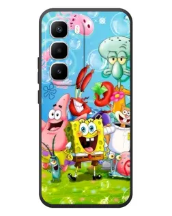 Чохол для Infinix Hot 60 Pro Plus з картинкою «Губка Боб та друзі»