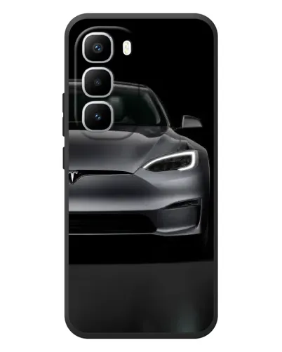Чехол для Infinix Hot 60 Pro Plus с картинкой «Tesla Model S Look» Чехол для Infinix Hot 60 Pro Plus с картинкой «Tesla Model S Look»